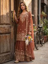 Pakistani Salwar Kameez Indian Wedding Party Suit Bollywood Ready To Wear Dress