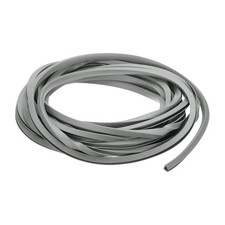 24.9 ft U-Shape Edge Banding, Adhesive Trim Protector Fit 3/16" Edge, Gray