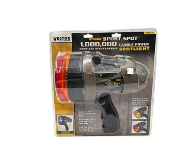 Vector VEC137C Xtrm Sport Spot 1,000,000 Candle Power 12 Volt Cordless Spotlight