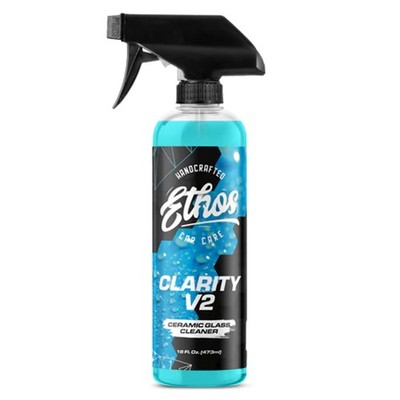Ethos Clarity V2 Ceramic Glass Cleaner And Water Repellent Streakfree Window Cle