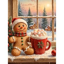 Christmas Diamond Art Kit for Adults 12 x 16 Inch