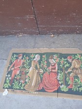 CANEVAS A FAIRE SCENE MEDIEVALE