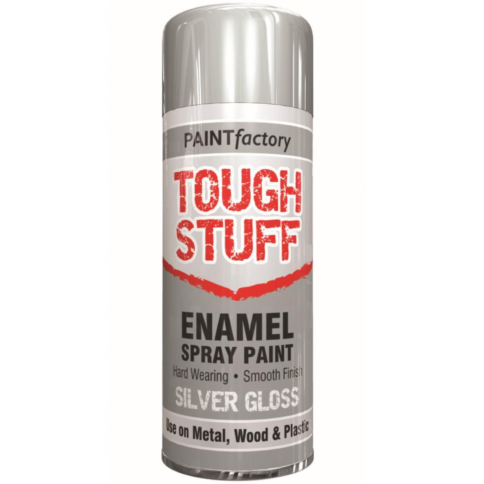Enamel Effect Silver Gloss Spray Paint Metal Wood Plastic Aerosol Spray 400ml - Image 4
