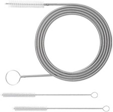 60 Inch Long Drain Wire Brush Hose Flexible Feeding Tube Pipe Cleaning Brush -