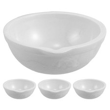 4pcs Labs Evaporating Basin - High-Temperature Resist Porcelain - Round Form