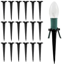 4.5 Inch Christmas Light Stakes for C7 and C9 String Lights, Ground Stakes fo...