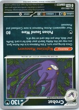 Crobat 051/086 Rare Chaos Rising Pokemon Holo Near Mint