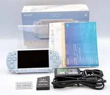 Sony PSP-2000 PSP 2000 Console Blume Felicia Blue in Box Region free - Excellent