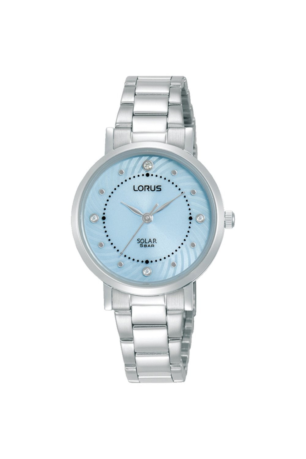 Lorus Ladies Solar Elegance 30mm Stainless Steel Watch RY519AX9