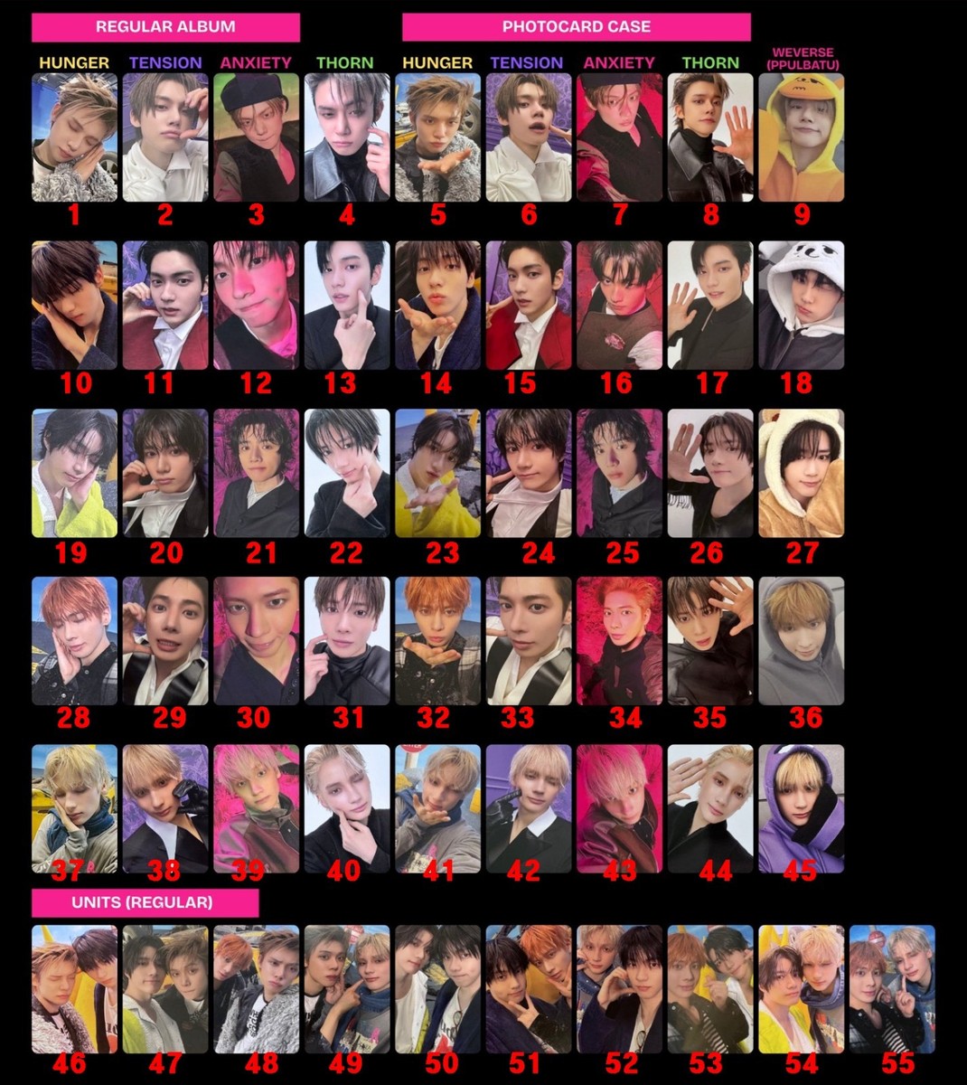 TXT - 7TH YEAR: A Moment of Stillness in the Thorns PHOTOCARD