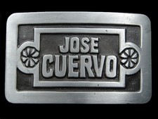 SB07157 VINTAGE 1977 JOSE CUERVO TEQUILA BOOZE ADVERTISEMENT BELT BUCKLE