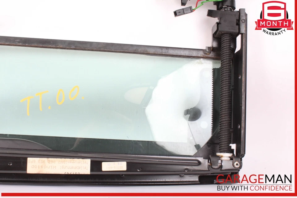 00-06 Audi TT Deflector de viento ventana trasera cristal 43R000470 OEM Foto 4 de 4