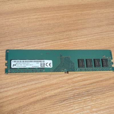 MICRON 8 GB DDR4 DESKTOP RAM PC4-2666 1Rx8 MTA8ATF1G64AZ-2G6J1, SKU 12888