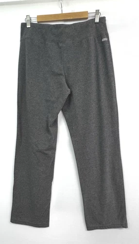 DANSKIN NOW SEMI-FITTED WOMENS LARGE 12-14 GREY PULL ON PANTS
