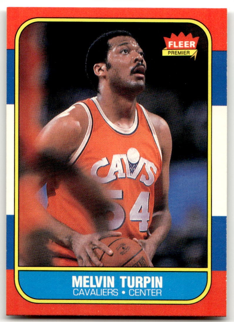 1986-87 Fleer #116 Mel Turpin Cleveland Cavaliers NR-MINT SET BREAK!