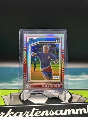 2024 PANINI Donruss Optic Soccer Silver Prizm Rated Rookie Card Cavan Sullivan