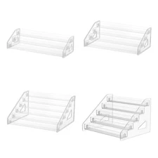 3-7 Layers Acrylic Collector Card Display Stand Racks Shelf For Trading Cards UK