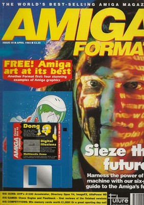 AMIGA FORMAT Magazine -  Issue 45 - April 1993 - floppy discs not included