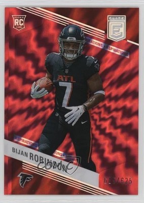 2023 Donruss Elite Rookies Aspirations Shimmer /625 Bijan Robinson Rookie RC 0u7