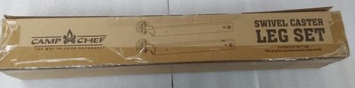 Camp Chef Swivel Caster Leg Set for Pellet Grills with 2'' Legs