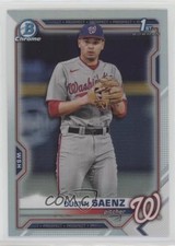 2021 Bowman Draft Chrome Refractor Dustin Saenz #BDC-14 0o6v