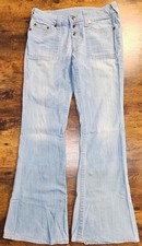 True Religion Morgan VTG USA Y2K Low Rise Flare Button Fly Bootcut Jeans 31x33