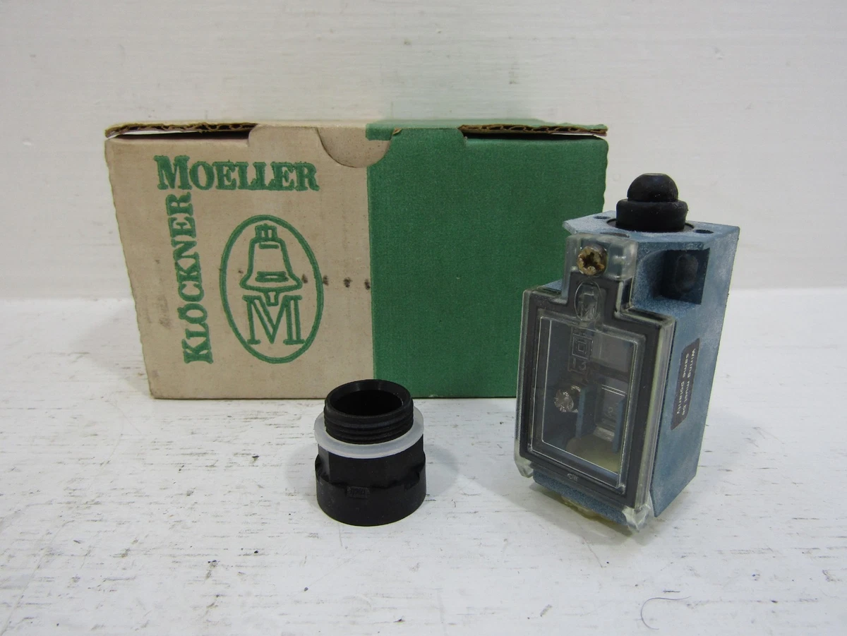NEW Klockner Moeller AT11d-1-i Miniature Limit Switch 6/4 Amp Parallel Contacts