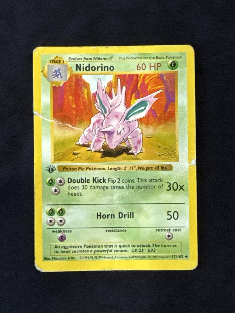 旧裏 PSA10 Nidorino Shadowless ニドリーノ 初版 Nidorino 037/102 Base Set (Shadowless) for sale | eBay