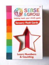 Sense  Grow Sensory Flash Cards Set For Numbers  Counting