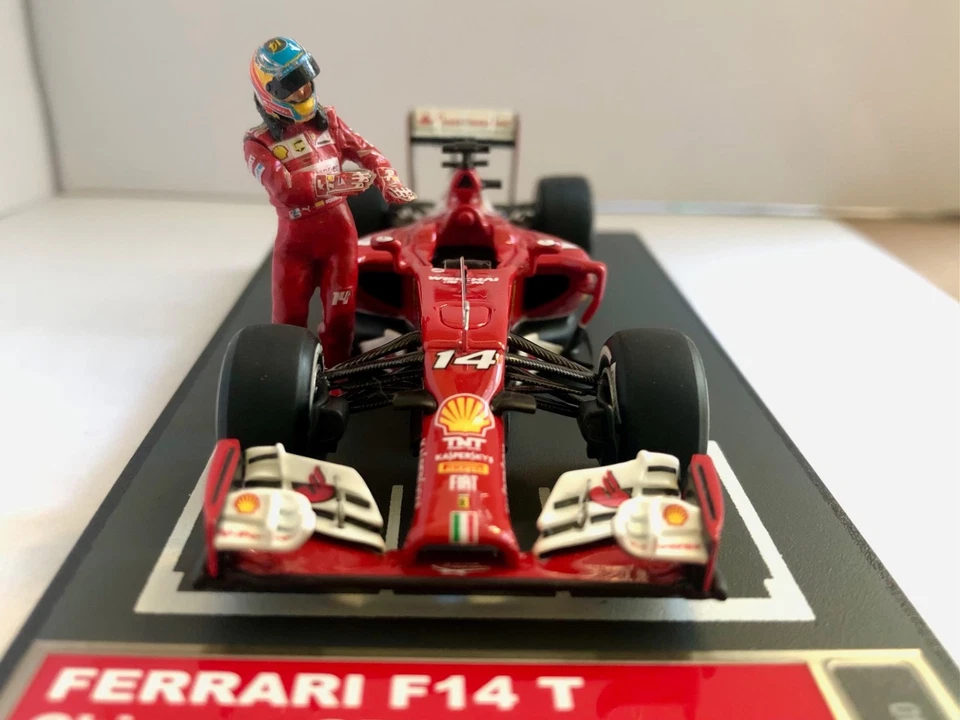 F1 1/43 Tameo TMB024 Factory Built Ferrari F14T N°14 Alonso 3rd Chinese GP 2014 - Immagine 3 di 4