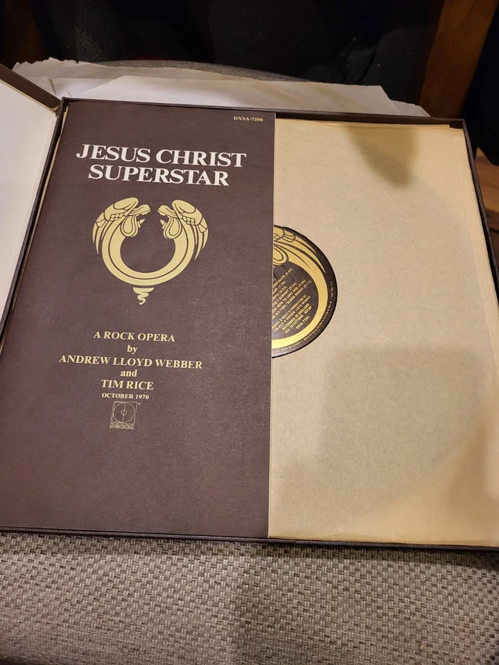 JESUS CHRIST SUPERSTAR 2LP DECCA DXSA 7206 NM VINYL VG+ BOX ROCK OPERA 1970 SET - Image 3 of 4
