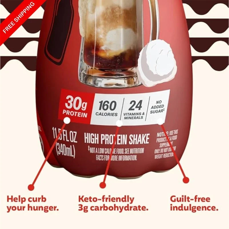 (Pack de 12) Batido Premier Protein Immune Nutrients, Flotador de Cerveza de Raíz, 11.5 FlOz Foto 4 de 4