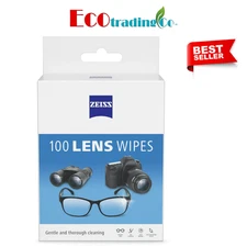 ZEISS Lens Wipes - 100 Pre-Moistened Eyeglass Cleaning Wipes