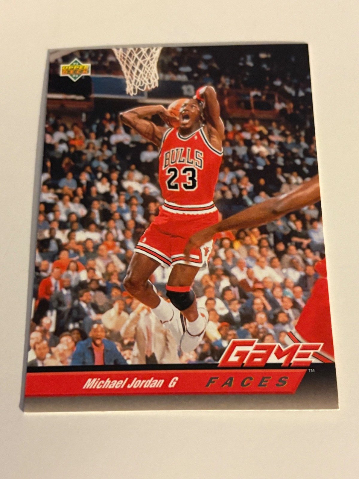 MICHAEL JORDAN 92/93 UPPER DECK GAME FACES #488