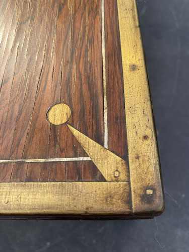 Handsome Antique Writing Slope With Rosewood Veneers - Picture 15 of 24