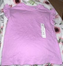 Cat and Jack Girl  s Medium 8 Short Sleeve Shirt in Lilac