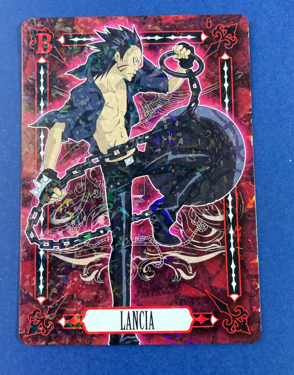 Katekyo Hitman Reborn !Lancia holo card Japanese Anime Very Rare F
