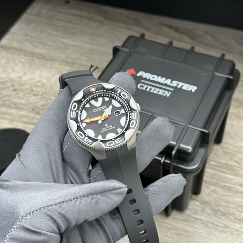 NEW✅DIVER✅ Citizen Eco-Drive Promaster ORCA Black Polyurethane Watch BN0230-04E - Picture 7 of 18