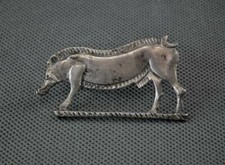Ancient Roman Empire 1st-2nd Century A.D. Romano Celtic Silver Fibula Wild Boar