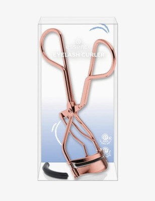 essence Eyelash Curler Wimpernzange Wimpernformer gold-farben + Ersatzgummi  
