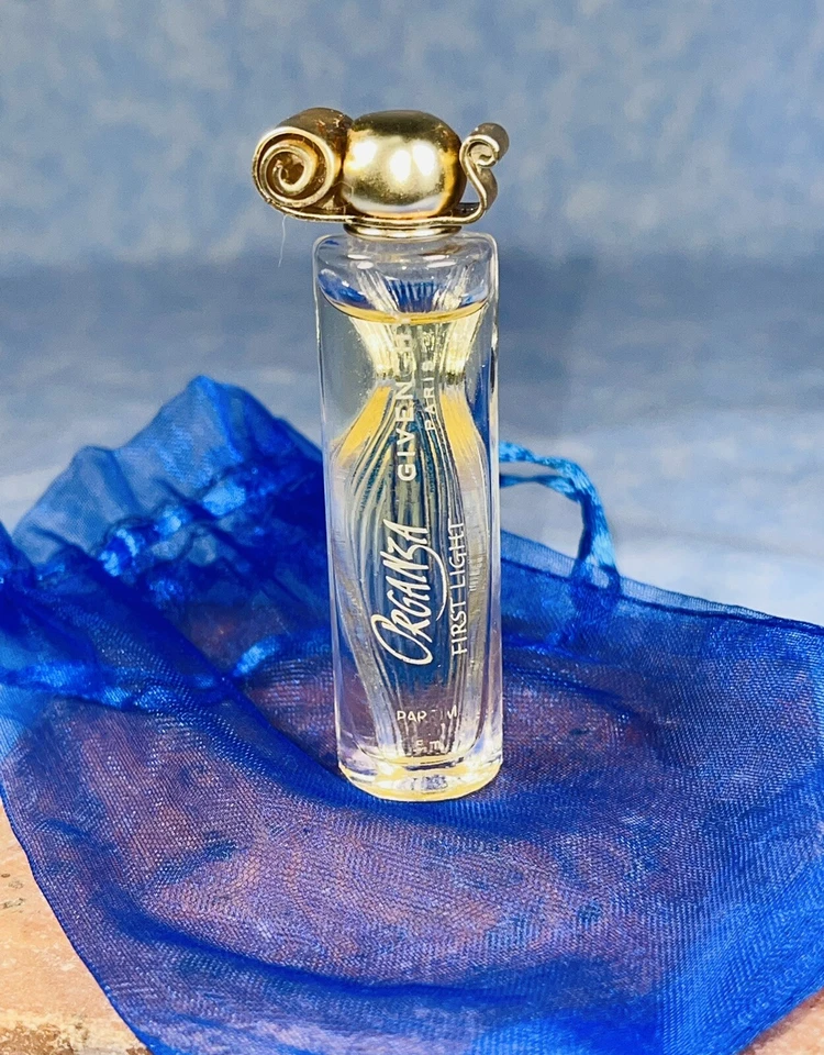 Perfume Organza FIRST LIGHT de GIVENCHY RARO PERFUME PURO MUY BUEN ESTADO Viaje/Mini Nuevo de Lote Antiguo Foto 4 de 4