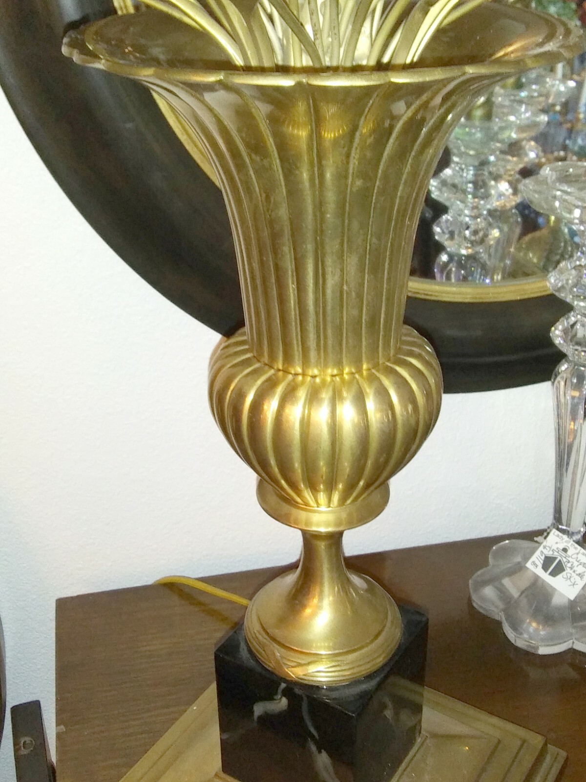 Fredrick Cooper/Wildwood Solid Brass Classic Rose Bouquet Lamp