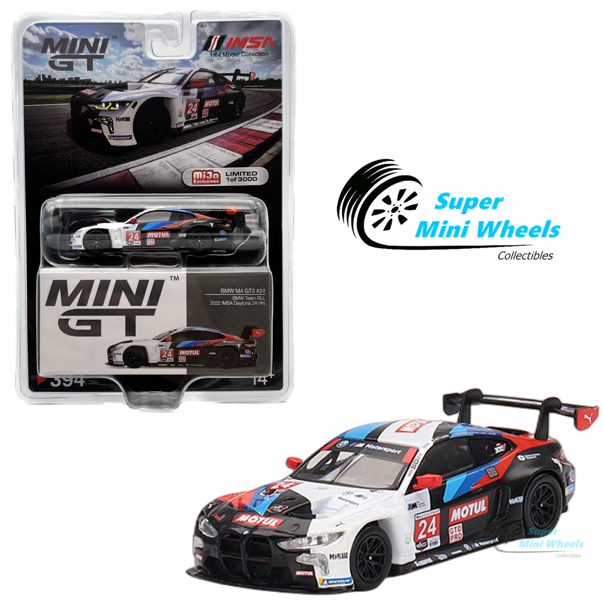 Mini GT 1:64 BMW M4 GT3 #24 2022 IMSA Daytona 24 Hrs #394 | eBay