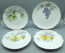 Rosenthal Chrysanthéme Auguste Viktoria 4 Obstteller 20 und 23 cm Jugendstil