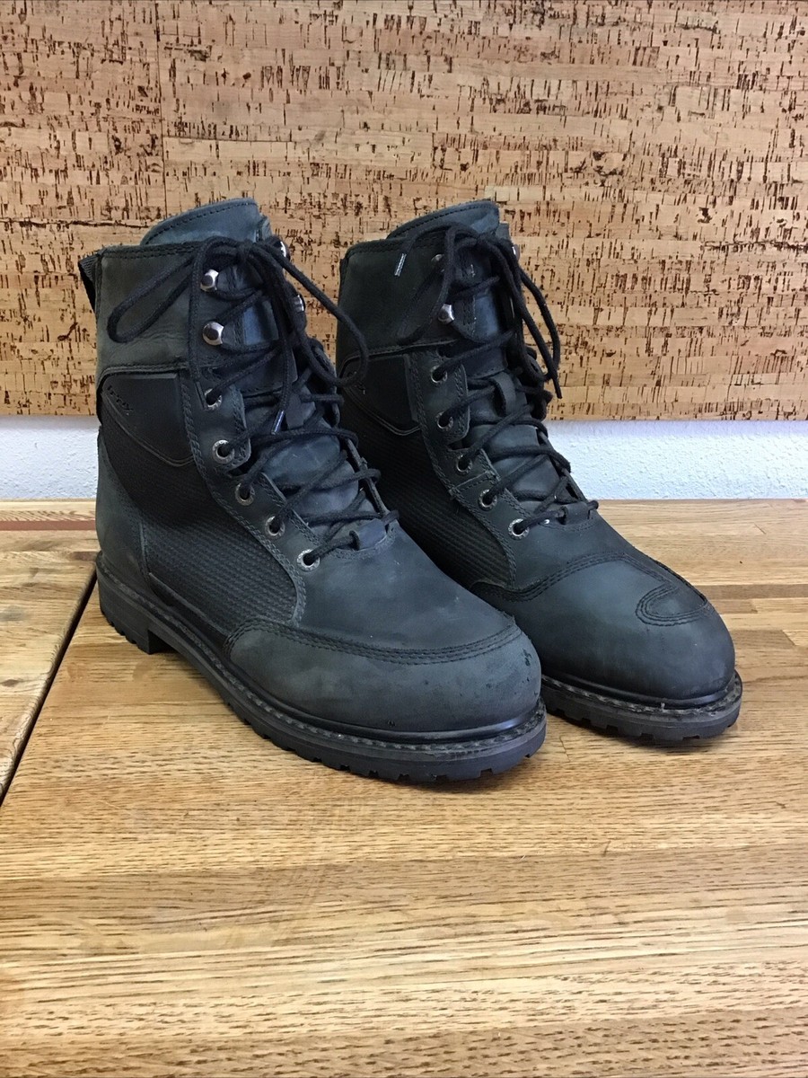 REAX Tasker Motorcycle Boots SZ 10.5, Black Leather, REXB1-BZ