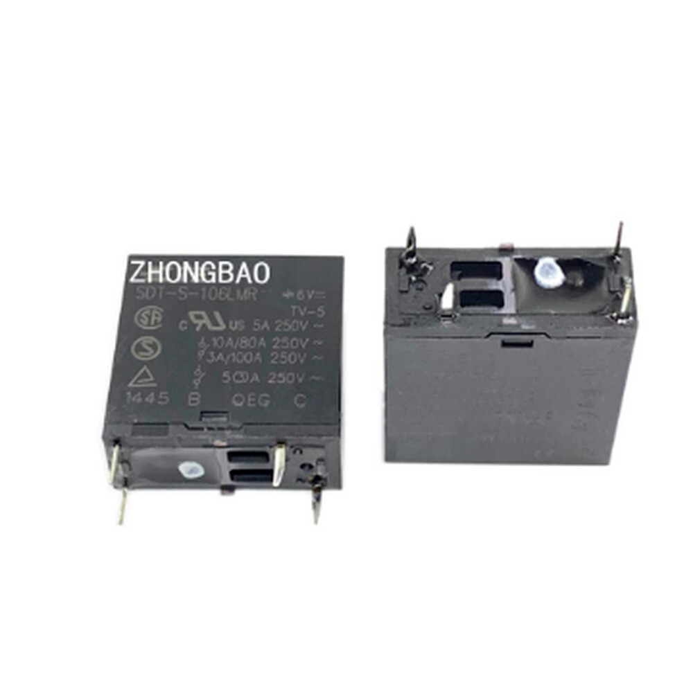 10pcs SDT-S-112LMR 12VDC 5A 250VAC Power Relay 4-Pin SDT-S-112LMR #WD8 ...