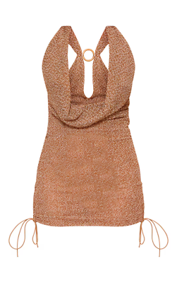 PLT petite knitted extreme cowl ruched mini dress brown size 4 | eBay UK PLT petite knitted extreme cowl ruched mini dress brown size 4 | eBay UK