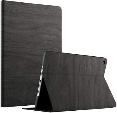 iPad 9.7 10.2 Pro 9.7 10.5 11 Mini 7.9 1st 2nd 3rd 4th 5th Folio Cover Black