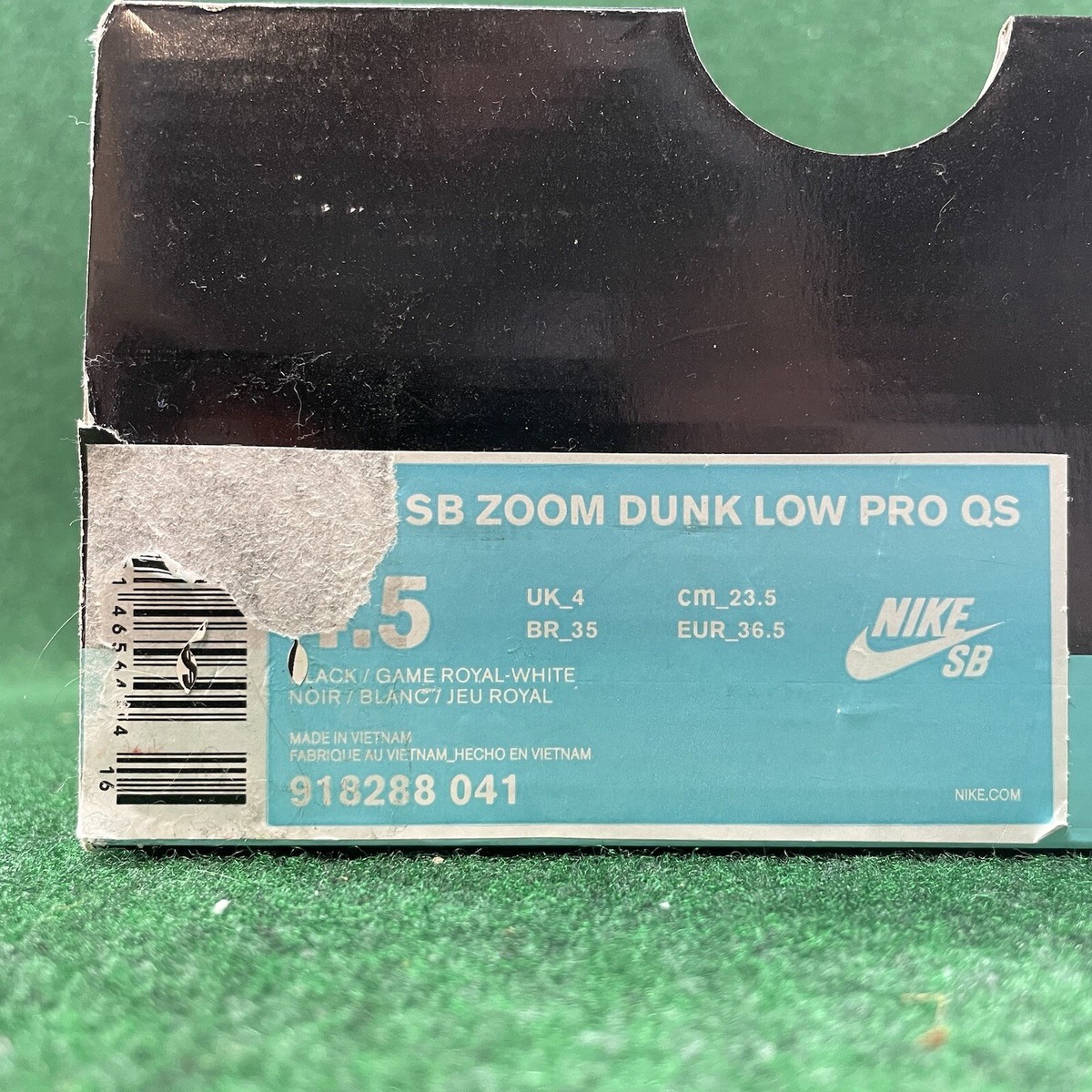 のん Sz 4.5 Nike Men Soulland x SB Dunk Low Pro Fri.Day Part 0.2 Black
