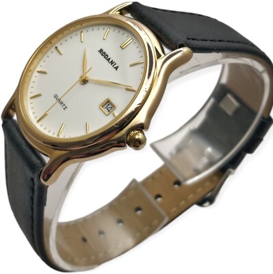 Rodania 35mm 1990s Cal Quartz Miyota 6M12 LEBROCANTHEURE MONTRE